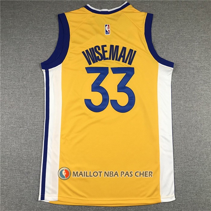 Maillot Golden State Warriors James Wiseman Statement 2020 Jaune